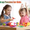 Magnetic-People-Magnet-Men Toys, Magnetic Travel Toys Portable, Clever Fun Magnets for Kids, Fridge Magnets for Refrigerator, Door, Classroom Fun 10 Pcs (Opaque)