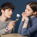 Nylon Braided Watch Bands Compatible with iWatch Series 11/10/9/8/7/6/SE/5/4/3/2/1, Sport Strap for 38mm/40mm/41mm/42mm Women Men, Stretchy Nylon Band with Zinc Alloy Parachute Buckle