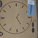 24 Inch Silent Large Wall Clock Battery Operated for Farmhouse Kitchen,Non-Ticking Retro Wall Clock with Big Numbers for Living Room,Vintage Wood Clock for Bedroom Home Country Office School