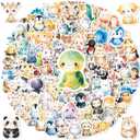 2 x 200 Pcs Animal Stickers for Kids, Cute Animal Individual Stickers for Kids, Watercolor Cute Vinyl Sticker for Classroom Prizes, Party Decor, Birthday Gifts, Crafts (Cute200)