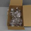 24PCS Clear Plastic Fillable Christmas Balls 8cm DIY Xmas Tree Ornament Decoration Arts Crafts