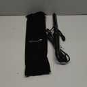 Lanvier 1 Inch Extra Long Hair Curling Iron with Ceramic Tourmaline Barrel, Professional Hair Curler up to 450F with Dual Voltage for Worldwild Use, Hair Waving Style Tool for Girls&WomenBlack