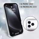 Bonoma for iPhone 17 Pro Case 2025, Iridescent Back, Magnetic Support for MagSafe Shockproof Cover, Crystal and Corner High-Duty Protection for Girls Women -Black