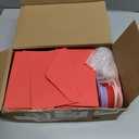 300 Pack Valentine's Day Business Envelopes with Heart Shaped Cards 3 Colors 4x6 Inch Envelopes Greeting DIY Cards for Anniversary and Valentine's Day