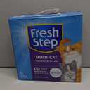 Fresh Step Clumping Cat Litter, Multi-Cat, Long Lasting Odor Control Kitty Litter with Activated Charcoal, Low Dust Formula, 14 lb