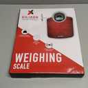 EILISON Highly Advance 2-in-1 Digital & Analog Weighing Scale for Body Weight-400lbs, 4 High Precison GX Sensor Accurate, Thick Tempered Glass, Extra Large Display (Red)