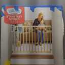 Toddleroo by North States - Stairway Swing Wooden Baby Gate: Wood Baby Gate for Stairs - Adjustable 28 to 42 Inches Wide - 30 Inches Tall