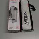 Milton Thermosteel Flip Lid 750, Double Walled Vacuum Insulated Thermos 750 ml | 25 oz | 24 Hours Hot and Cold Water Bottle with Cover, Stainless Steel, BPA Free, Leak Proof | Silver