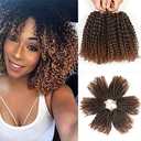 6 Inch Short Passion Twist Hair 8 Bundles Marlybob Crochet Hair Kinky Curly Crochet Hair for Black Women (8 Bundles6 Inch, 1B/30#)