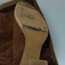 SHIBEVER Cowboy Boots for Women 2025: Mid Calf Cowgirl Boots Western Embroidered Country High Heel Pointed Toe Booties (6, 1828-brown)