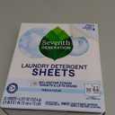 Seventh Generation Laundry Detergent Sheets 32ct Free & Clear Removes Tough Stains Safer for your family (32 Count (Pack of 1))