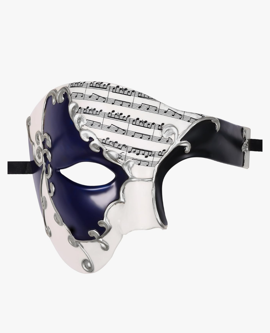 OIDEA Masquerade Mask for Men: Phantom Of The Opera Mask Halloween Costume Party Mask Venetian Carnival Mardi Gras MaskAmazon's Choice