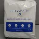 JOLLYVOGUE Pillows Queen Size Set of 4, Collection Bed Pillows for Sleeping, Hotel Quality Pillows for Side, Back and Stomach Sleepers, Soft and Supportive Oeko-Tex Certified Down Alternative Filling