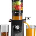Ciarra Cold Press Juicer - 4.3 XL Feed Chute, Quiet Motor, 406Oz BPA-Free Juicer Machines, 99% Juice Yield Slow Masticating Juicer for Whole Fruits & Vegetables, Easy to Clean