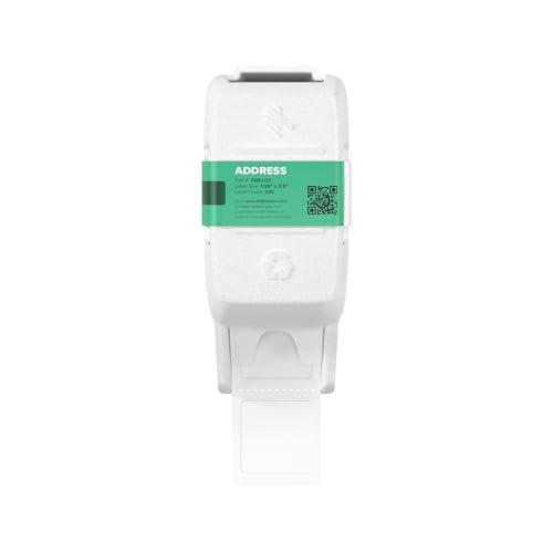 Zebra ZSB Series Labels - Potato Starch-Based Printer Label Paper - Recyclable Cartridge for Stickers - Versatile, Cloud-Based Adhesive - Address, 1.25" x 3.5"