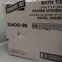 Genuine Joe Standard Bath Tissue, 3" x 4", 2-Ply, 400 Sheets/Roll, 96 Count