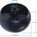 2 Pack 756-04129b Idler Pulley 4.25 with 954-04060B Belt 734-04155 Replaces 753-08171 Idler Pulley kit 756-04129C 956-04129C 756-04129 Idler Pulley 956-04129 753-08068 753-08068A