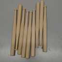 Marsui 12 Pack Unfinished Mini Baseball Bat 8 Inch Unpainted Wood Baseball Bats for Painting Keychain Action Figures DIY Craft Projects Ball Sports Party Favors