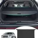 Powerty Retractable Cargo Cover for 2024-2026 Lincoln Nautilus-Canvas Texture Trunk Cover Privacy Screen Rear Security Shade for Nautilus Accessories