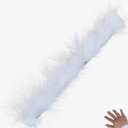 Feather Furry Ostrich Hair Slap Bracelet, X003RKM8Z1