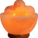 Spantik Himalayan Fire Bowl Salt Lamp with 6 Massage Balls Premium Quality Authentic from Pakistan