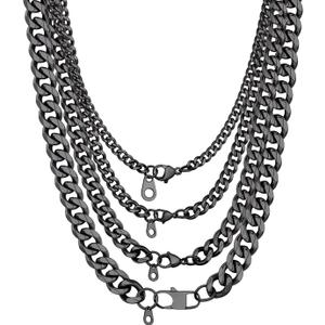 Bandmax Necklace Chain for Men, 3mm Miami Cuban Link