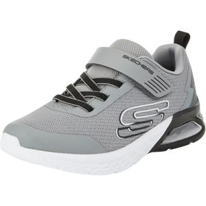 Skechers Microspec Max II 403930L Boys' Toddler-Youth Sneaker (3.5 Big Kid, Grey/Black)