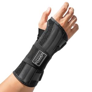 Rakiie Upgraded Carpal Tunnel Wrist Brace, Night Sleeping Support for Arthritis, Sprain & Tendonitis Pain Relief, Flexible 3-Bar Support, Breathable Hand Splint for Typing, Work & Housework, Fit for Men & Women(Gray, Medium, Right Hand)