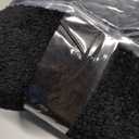 GORILLA GRIP Bath Rug Mat, Thick Soft Absorbent Chenille, Quick Dry Microfiber Mats, Rubber Backing Washable Shower Floor Rugs, US Designed Bathroom Bathmat Home Decor Accessories, 24x17, Black