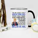 3 x WENSSY You're a Really Dog Dad Mug, Best Dog Dad Gifts, Funny Birthday Father's Day Gifts for Dogdad from Daughter Son 11 OZ Black Handle