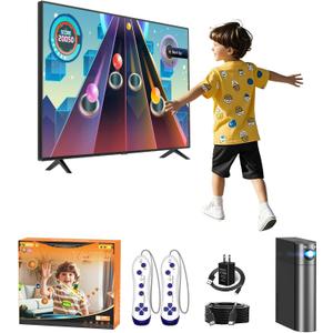 AR Motion Gaming Console - Plug & Play Video Game System for Kids & Families. Great for Indoor Physical Play, Interactive Family Fun, Game Nights, Playtime and Playdates