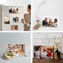 Acrylic Picture Frame 3x5, Double Sided Photo Frames for Refrigerator with Magnetic Corners, Transparent Acrylic Frame for Desk or Tabletop Display Family,Wedding, Baby Pictures(2 Pack)