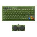 8BitDo Retro 87 Mechanical Keyboard with RGB Backlight, Bluetooth/2.4G/USB-C Hot Swappable Wireless Gaming Keyboard for Windows and Android - Xbox Edition (Officially Licensed)