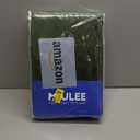 MIULEE Olive Green Velvet Curtains Thermal Insulated Blackout Curtain Drapes for Bedroom Living Room Darkening 84 Inches Long Curtains Panels Rod Pocket Set of 2