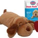 Original Snuggle Puppy Toys - Heartbeat Puppy for Dogs - Pet Anxiety Relief and Calming Aid - Comfort Dog Toys for Behavioral Training in Sleeping Biscuit (1 Count (Pack of 1))