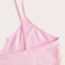 SOLY HUX Women's Y2k Gothic Lace Trim Cami Crop Top Sleeveless Sexy Tank Tops Camisole Clubwear Outfit (Pink, M)