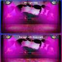 2 in 1 Party Lights 2 Pack, Disco Light with 18LEDs Sound Activated 7 Lighting Effects for House Parties Birthday Holiday Karaoke Bar Dance Club Pub Home Decorations