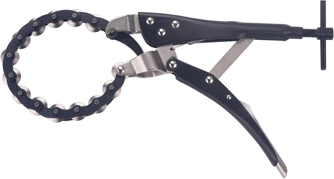 Exhaust Pipe Cutter Tool,- Chain Tube Cutter 3/4 to 3 Inch Exhaust and Tailpipe Cutter Chain Exhaust Pipe Cutter Tool
