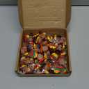 Gejoy 50 Pcs Thanksgiving Turkey Rubber Duck Toy 1.38 Inch Fall Figurines for School Classroom Gift Party Favors Home Table Decorations