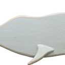 Primitives by Kathy 20588 Shaped Wooden Wall Art, 24.25 x 7.75-Inches, Whale