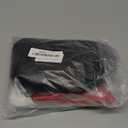 3 PCS Halloween Burger Costume Set Include Flip Wig Half Apron Glasses for Women Dress Up