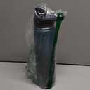 24 oz Insulated Water Bottle with Handle, 304 Stainless Steel Water Bottles with Wide Mouth, Double Wall Vacuum Sports Water Bottle, BPA Free, Keep Cold and Hot, Blue&Black