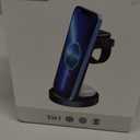 Anlmz 3 in 1 Charging Station for iPhone - Wireless Charger for Apple Products Multiple Devices - Charging Dock Stand for AirPods (for iPhone 17 16e 16 15 14 13 pro 12 11 X Max) (White)