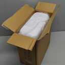 funest Bathroom Small Trash Can with Lid, 13 Liter/3.4 Gallon Slim Garbage Bin with Press Top Lid, White Wastebasket for Bedroom, Office, Kitchen, RV