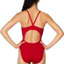 Speedo Womens Swimsuit One Piece Prolt Flyback Solid Adult Team Colors (Red) 40
