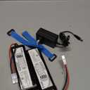 (2-Pack) 8.4V 3000mAh Ni-MH Battery Replacement for M16 SR16 AK Series MP5 G&P M16A1 Knights SR16 MP5 SD5 MK5A4 G3 SD1 M16VN CA G3 SG1 G3 A3 Airsoft Guns