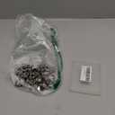 Shelf Support Pegs, 50 Pcs Shelf Pegs with Hole, 5mm (1/5 inch) Cabinet Shelf Bracket Pegs, L-Shaped Nickel Plated Shelf Pins Holders for Bookcase Kitchen Closet Shelf Shelves Furniture Cabinet