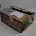 Amico Farmhouse Vanity Light Fixtures, Rustic 5-Light Industrial Painted Wood Lights for Bathroom, Vintage Black Wall Sconces with Bubble Glass Shade