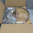 Stainless Steel Pan with Lid,12 Inch Stainless Steel Frying Pan,Tri-Ply Stainless Steel Skillet,Steel Pan for Cooking,PFOA&PTFE Free,Dishwasher and Oven Safe,Induction&All Stove Compatible