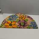 LUA VIKA Coir Doormat, 16"x27.5", Funny Welcome Mat for Home Entrance, Outdoor Indoor Use, NonSlip Backing, Flowers